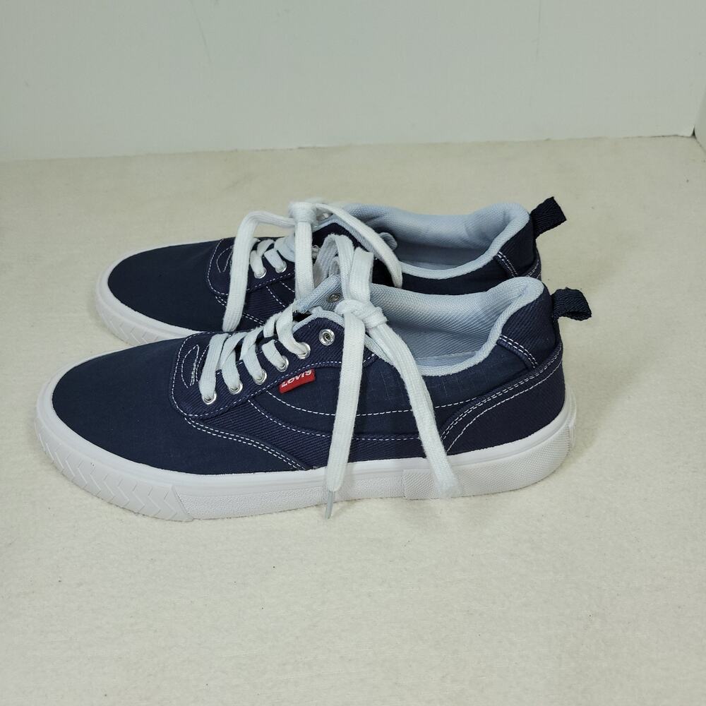 Levis Shoes Womens Naya Size 8.5 Blue 529794 Sneakers Comfort Casual Denim Jean - Picture 9 of 15